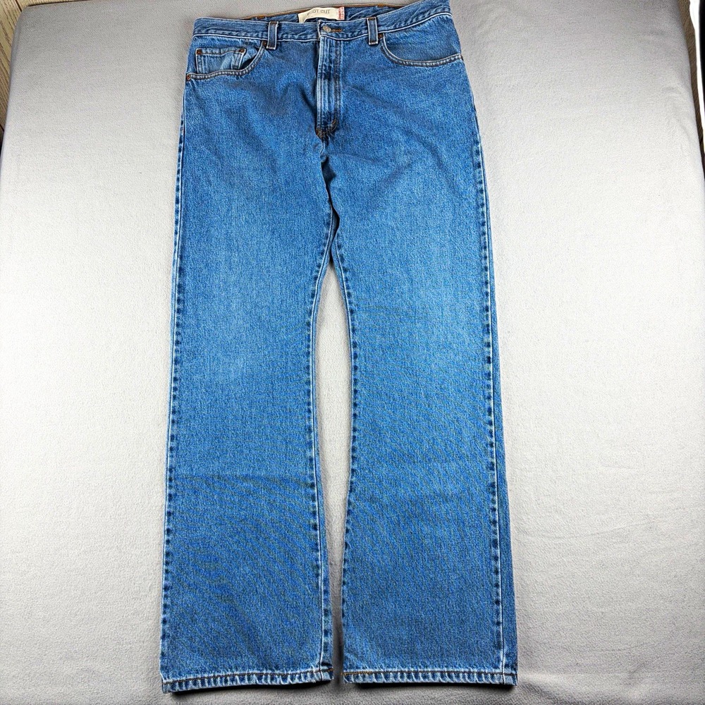 Levi's 517 Vintage Y2K Boot Cut Jeans Men's 38x34 Medium Wash Denim